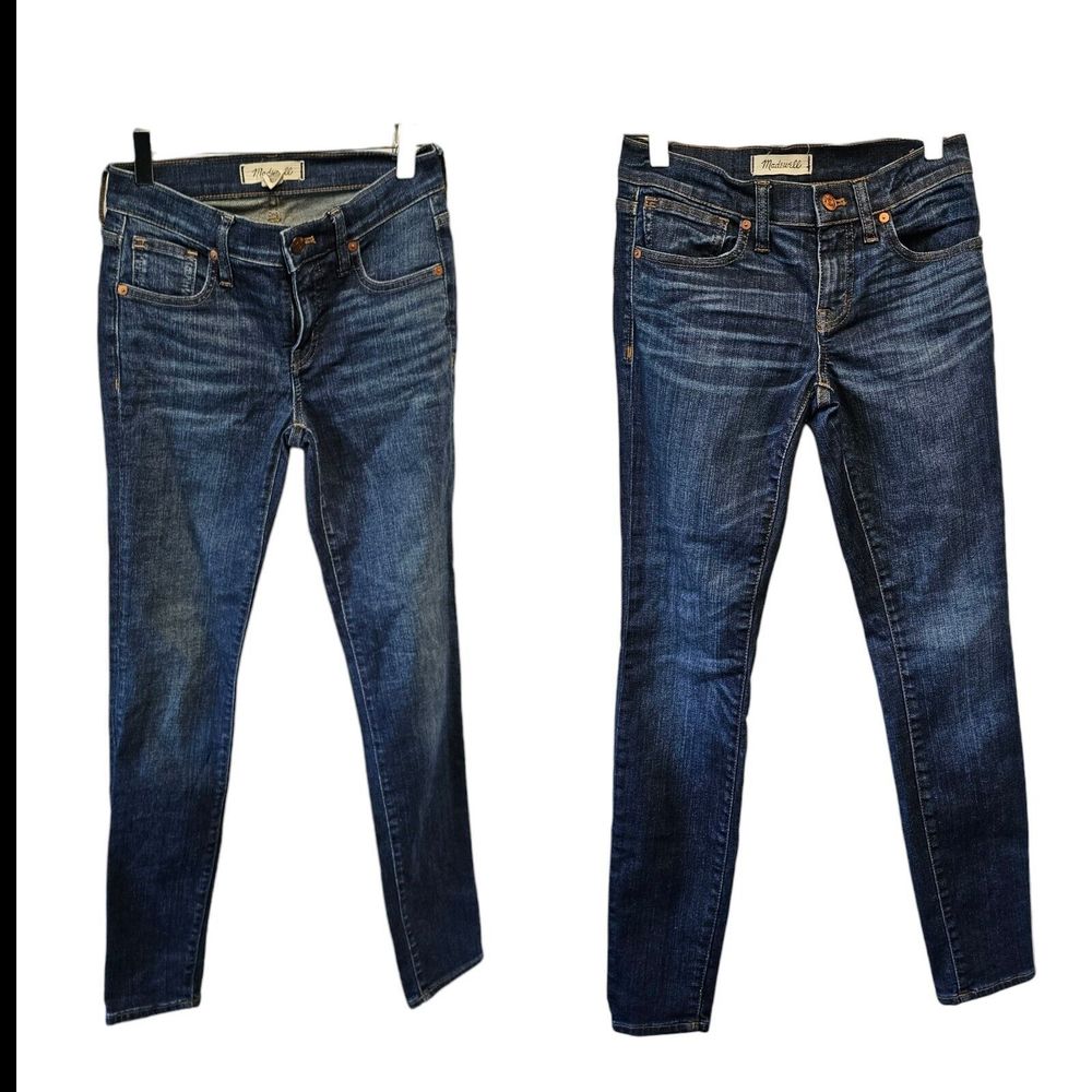 2 Pairs MADEWELL Jeans ‎ 8" Rise Skinny 23 &24 Skinny Jeans